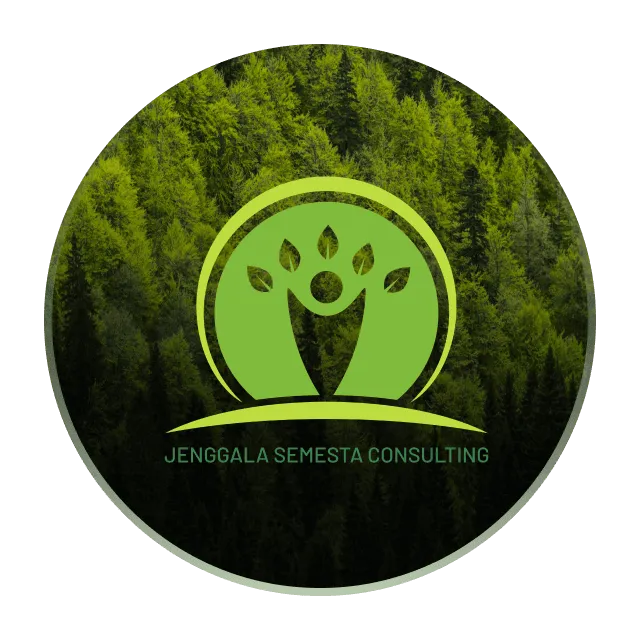 Logo of Jenggala Semesta Consulting, representing sustainable forestry solutions